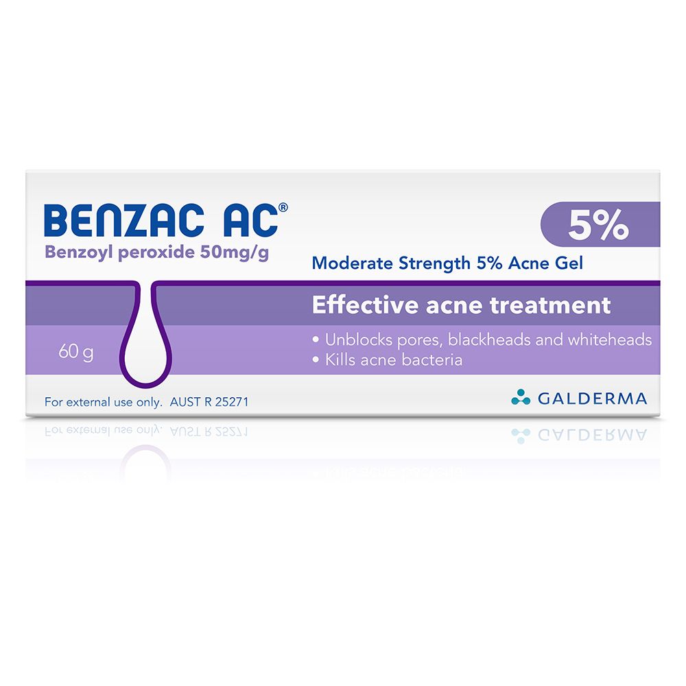 Benzac AC Gel 5% 60grams