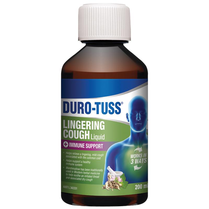 DURO-TUSS Lingering Chest + Immune Support 200ml