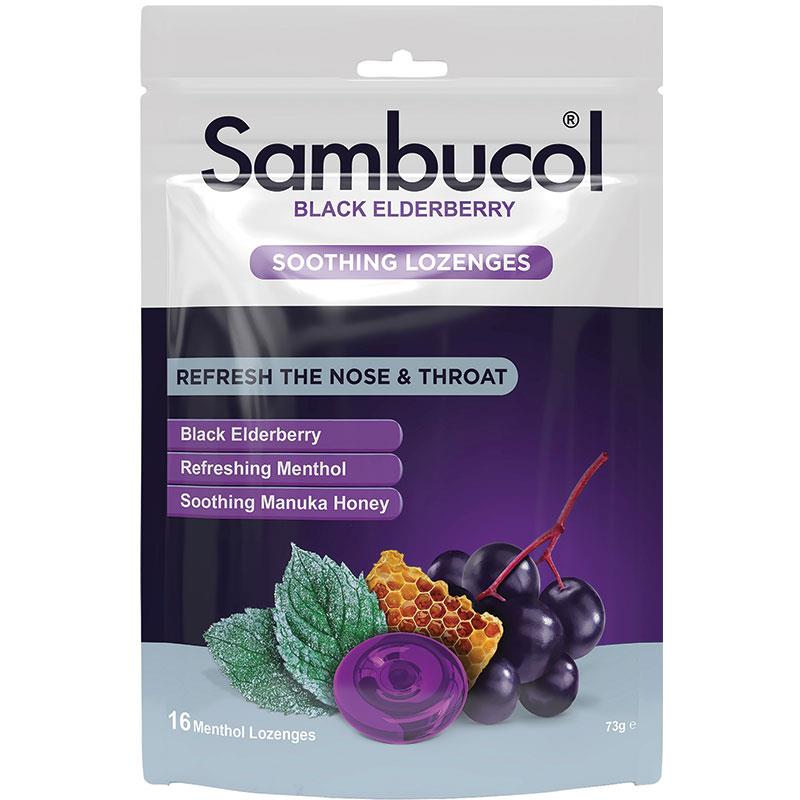 Sambucol Soothing Nose&Throat Loz16