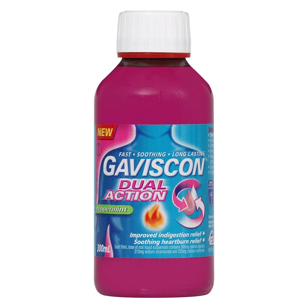 GAVISCON Dual Action Peppermint Liquid 300ml