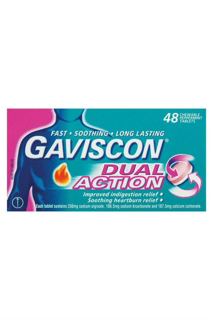 Gaviscon Dual Action 48 Tablets