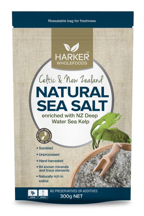 Harker Herbals Celtic & NZ Seasalt +Kelp 500 grams