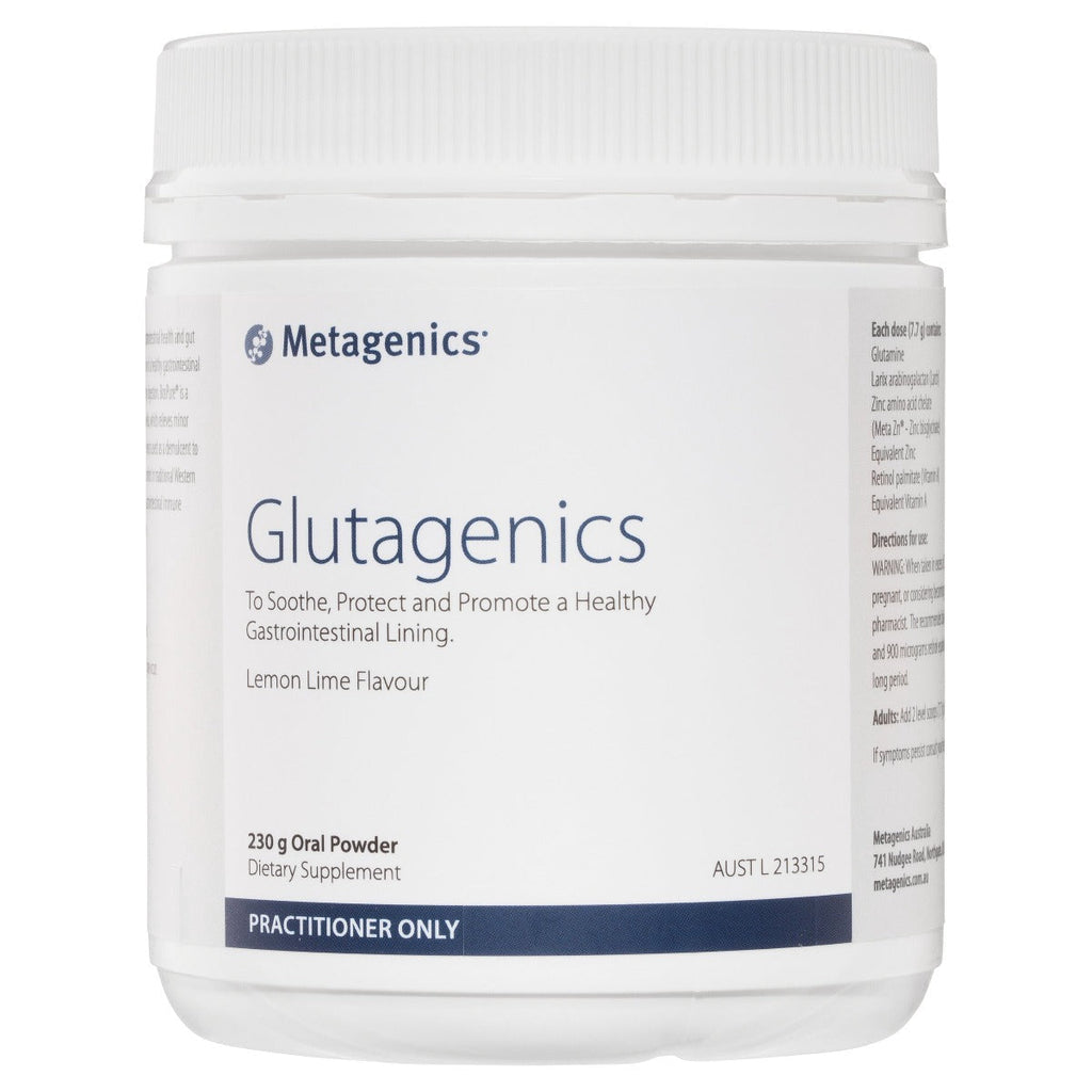 glutagenics glutathione Glutagenics by Metagenics features three key ingredientsglutamine Glutagenics, Gut Health, 9.33 oz