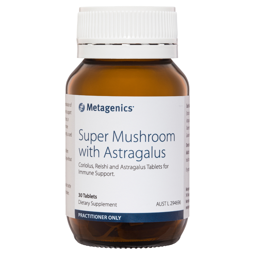 Metagenics Super Mushroom with Astragalus 30 Tablets