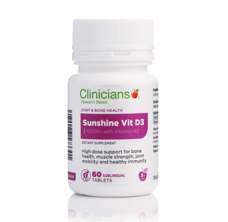 Clinicians Sunshine Vitamin D3 60 Tablets
