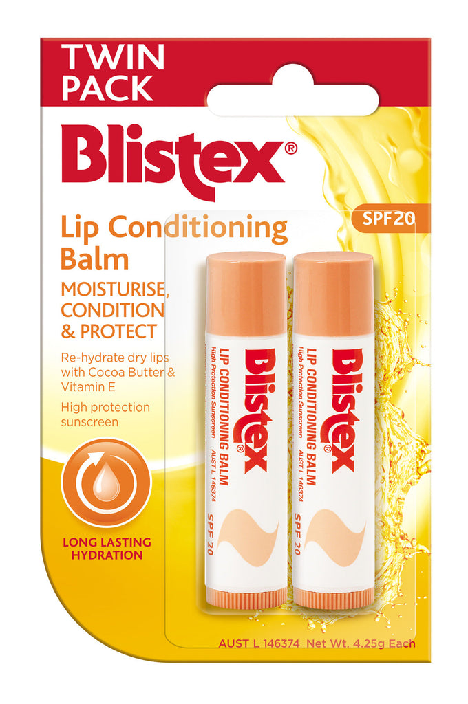 BLISTEX Lip Cond. Balm SPF20 Twin Pack