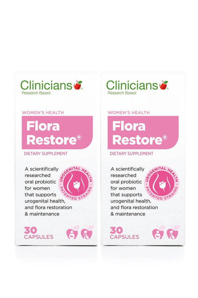 Clinicians Flora Restore 30 Capsules 2 pack