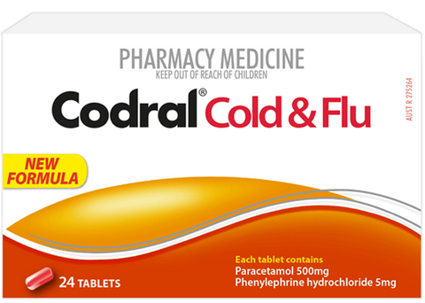 Codral PE Cold & Flu C.F 24 Tablets