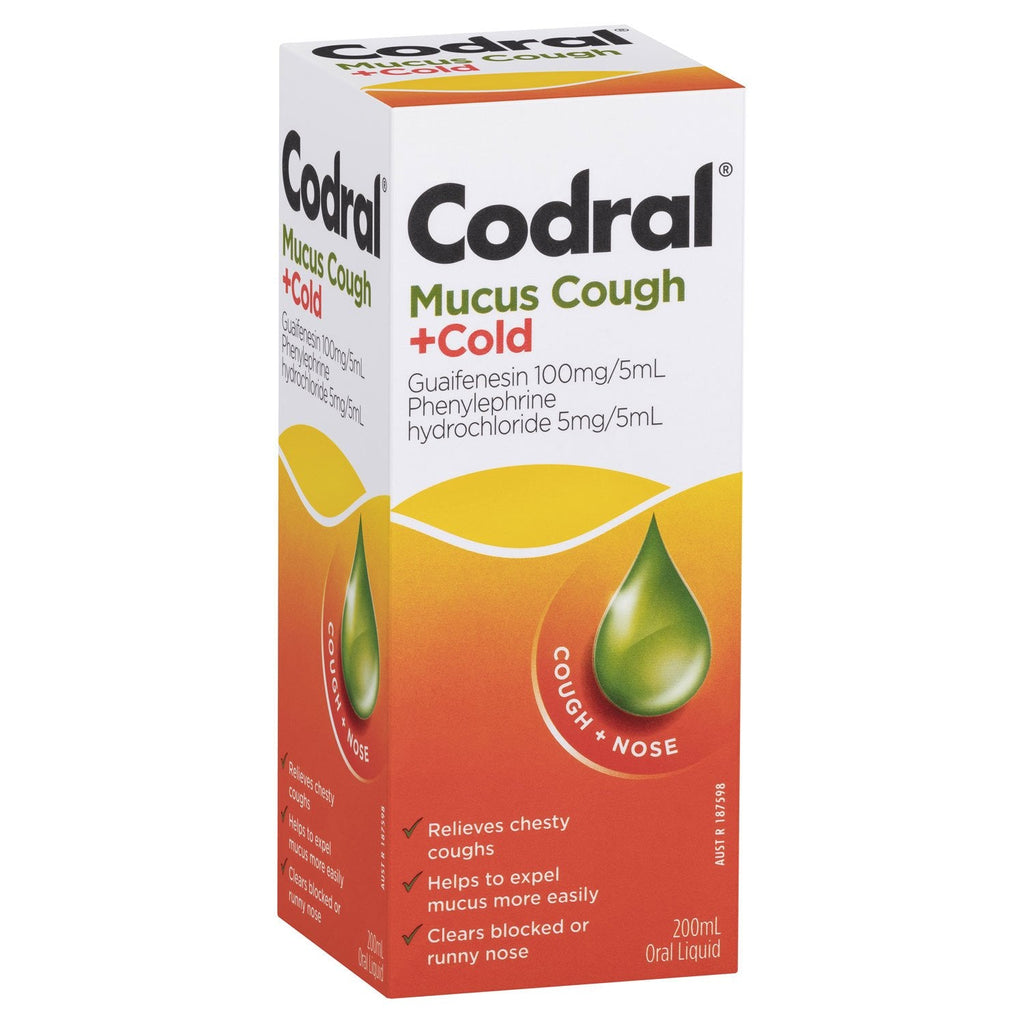 Codral Cold/Flu and Mucus Cough 16 Capsules