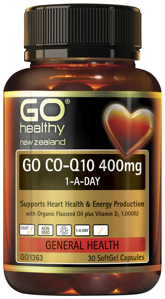 GO Healthy CoQ10 400mg 1-A-Day 30 Capsules