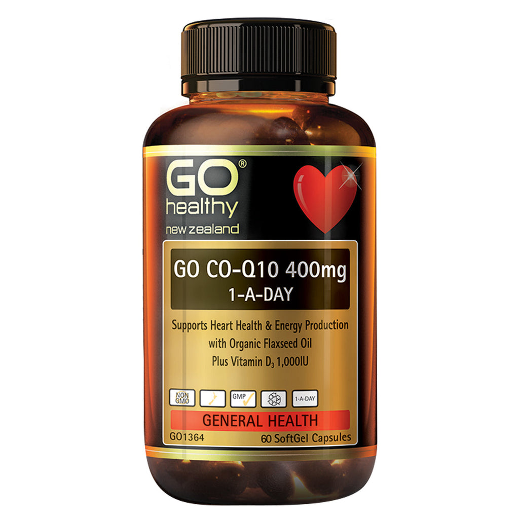 GO Healthy CoQ10 400mg 1-A-Day 60 Capsules