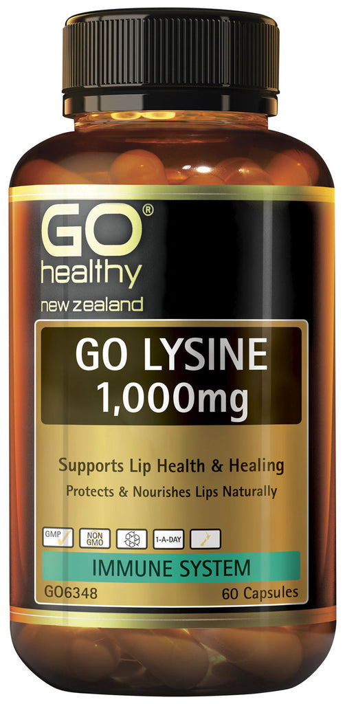GO Healthy Lysine 1000mg 60 Capsules
