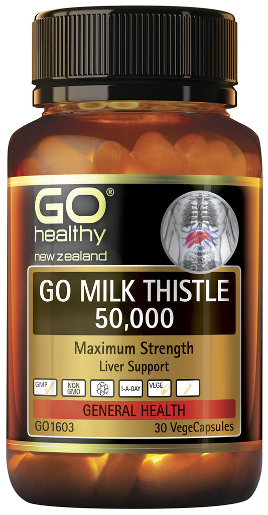 GO Healthy Milk Thistle 50000 30 Capsules