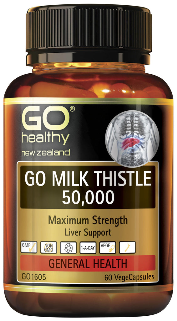 GO Healthy Milk Thistle 50000 60 Capsules
