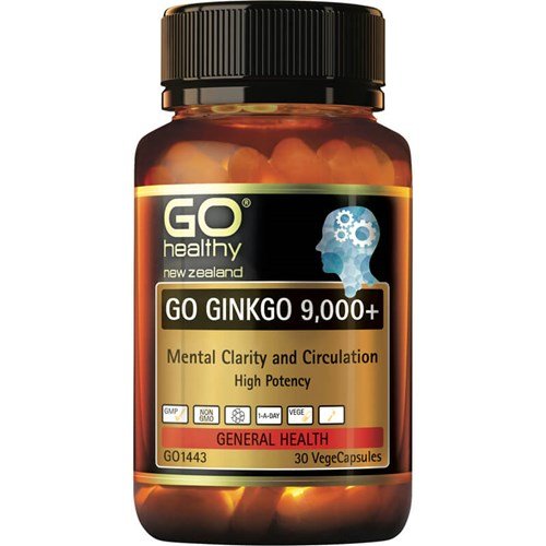 GO Healthy Ginkgo 9000+ 30 Capsules