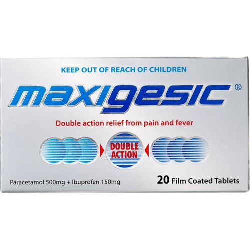 MAXIGESIC Pain Relief 20 Tablets
