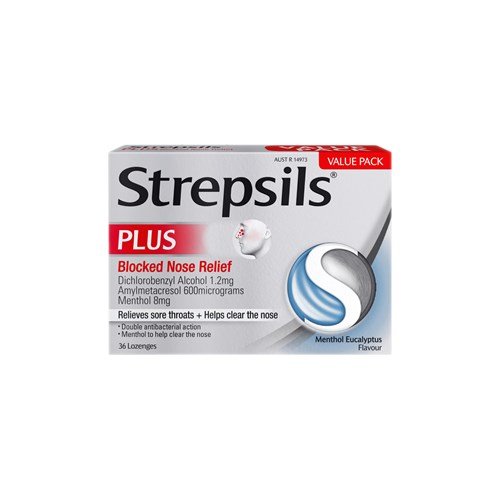 STREPSILS Plus B/N/R Lozenges 16s
