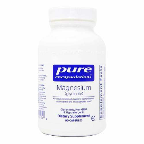 Pure Encapsulations Magnesium (glycinate) 120mg Capsules 90