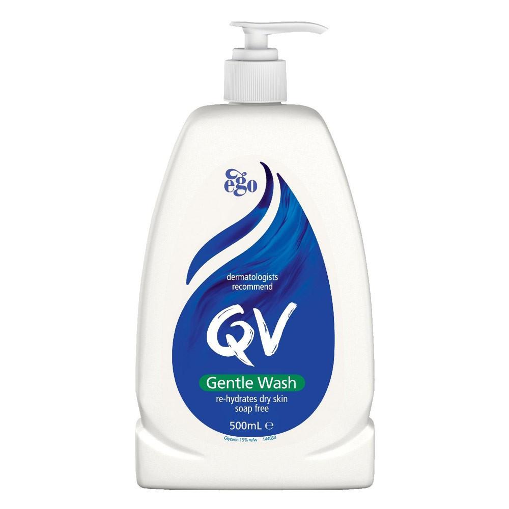 EGO QV Gentle Wash 500ml banded with cream